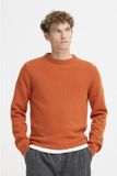 Casual Friday Trui Karl Lange Mouw Ronde Hals Katoen Gebrande Oker 3XL