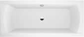 Badland INES ligbad 160 x 75 cm wit met styropor ombouw met sifon