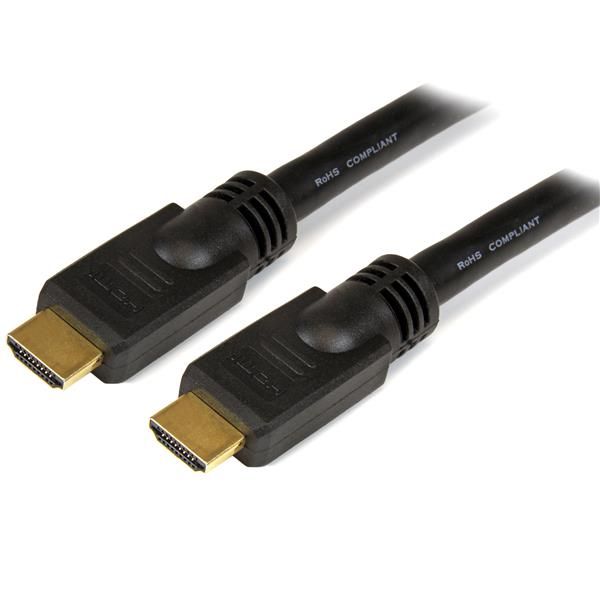 StarTech.com 15m HDMI Cable - HDMI Male to Male - 4K Ultra HD - Black