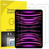 JETech Screen Protector voor iPad Air 5/4 10,9 Inch, iPad Pro 11 Inch, 2 Stuks