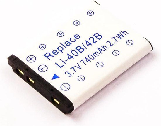 CoreParts Batterij - 660 mAh - zwart