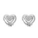 Orphelia ZO-7368 - Oorbel hart - Zilver 925 - Zirkonia - 1 cm