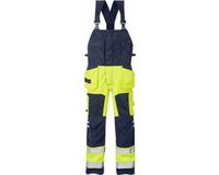 Fristads Hi Vis Amerikaanse Overall Klasse 2 1014 Plu - Hi-Vis geel/marineblauw - C56