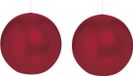 Trend Candles Bolkaars glad - 2x - bordeaux rood - 7 cm