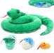 Grande serpent en peluche avec bébés dans des œufs, 140 cm