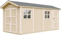 Timbela M915C - LP SmartSide Tuinhuis op houtbasis - 11,47 m² - 530x250xH252 cm - met vloer