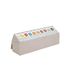 Leitz 66710000 Orgacolor Depot-opsteldoos, cijfers 0-9, 500 stuks, wit
