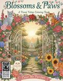 Blossoms Haute Chocolate Designs Blossoms & Paws: Sophisticated Cat & Floral Coloring Pages