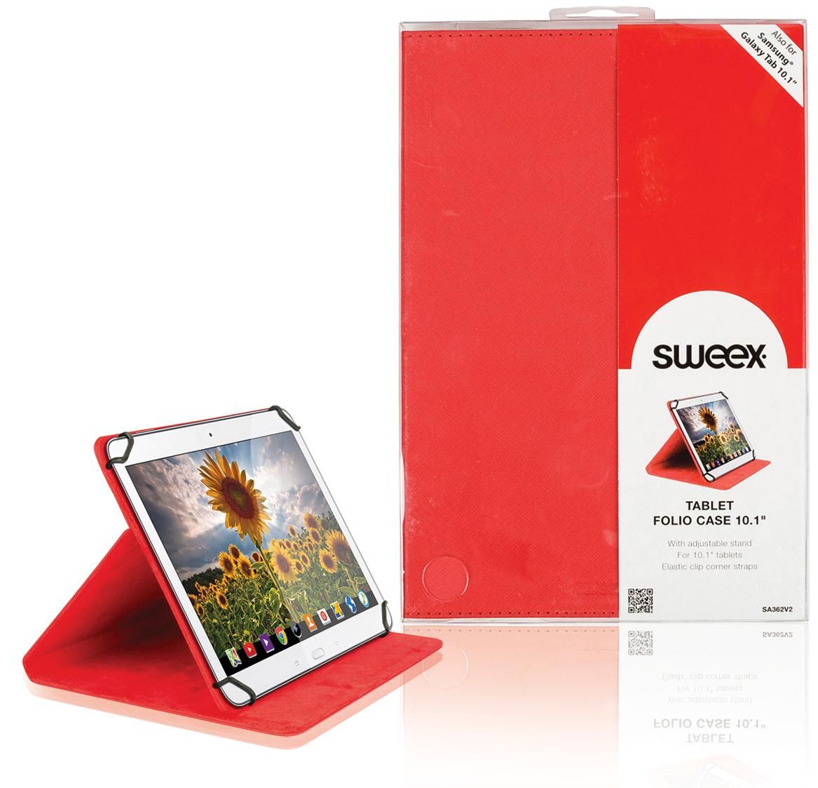 Sweex Tablet Folio Case 10.1 Red