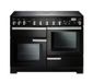 Falcon Professional Deluxe 110 Range Cooker - Induction Hob - Black & Chrome