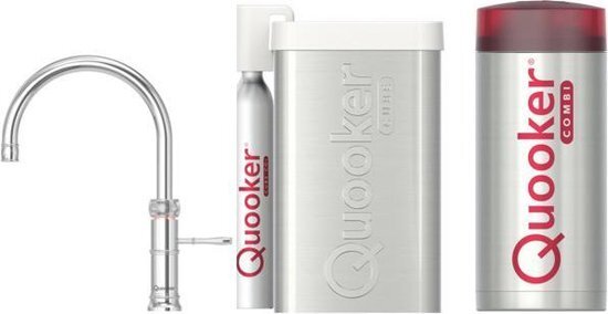 Quooker Combi Cube Classic Fusion round rvs