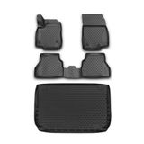 OMAC 2615444-250 Ensemble de tapis de sol noir, ETP (élastomère thermoplastique)