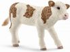 Schleich Veau Fleckvieh - Brunblanc - 9cm