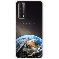 Huawei P Smart 2021 Earth bedrukt siliconen hoesje
