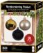 Bellatio Decorations Kerstbal en piek set 91x goud-champagne-zwart voor 150 cm boom - Kerstboomversiering