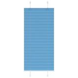 vidaXL Plissé rolgordijn 55x150 cm stofbreedte 54,4 cm polyester blauw