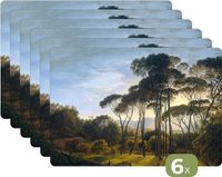 KitchenYeah Placemats - Parasoldennen - 45x30 cm - Set of 6