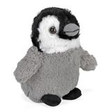 Wild Republic Pinguïn pluche, knuffeldier, pluche dier, geschenken voor kinderen, Hug'Ems 7 inch, 18 cm