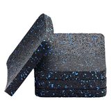 BestXD Oefening apparatuur mat, pads loopband mat met hoge dichtheid rubber (3,94 x 3,94 x 1,3 cm) (4 stuks)