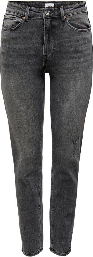ONLY ONLEMILY STRETCH HW ST AK DNM CRO614NOOS Dames Jeans - W27/L30 - Dark Grey Denim