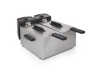 Princess 183123 Dubbele Friteuse - 6L - 3600W - RVS