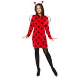Amscan RIETHMULLER - Lieveheersbeestjes kostuum met stippen dames - M / L