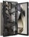 Ringke Fusion X | Hoesje Geschikt voor Samsung Galaxy S24 Ultra | Back Cover | Militaire Standaard | Camo Zwart