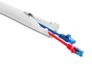Delock polyester kabelsleeve met ritssluiting | 50mm | hittebestendig | wit | 1 meter