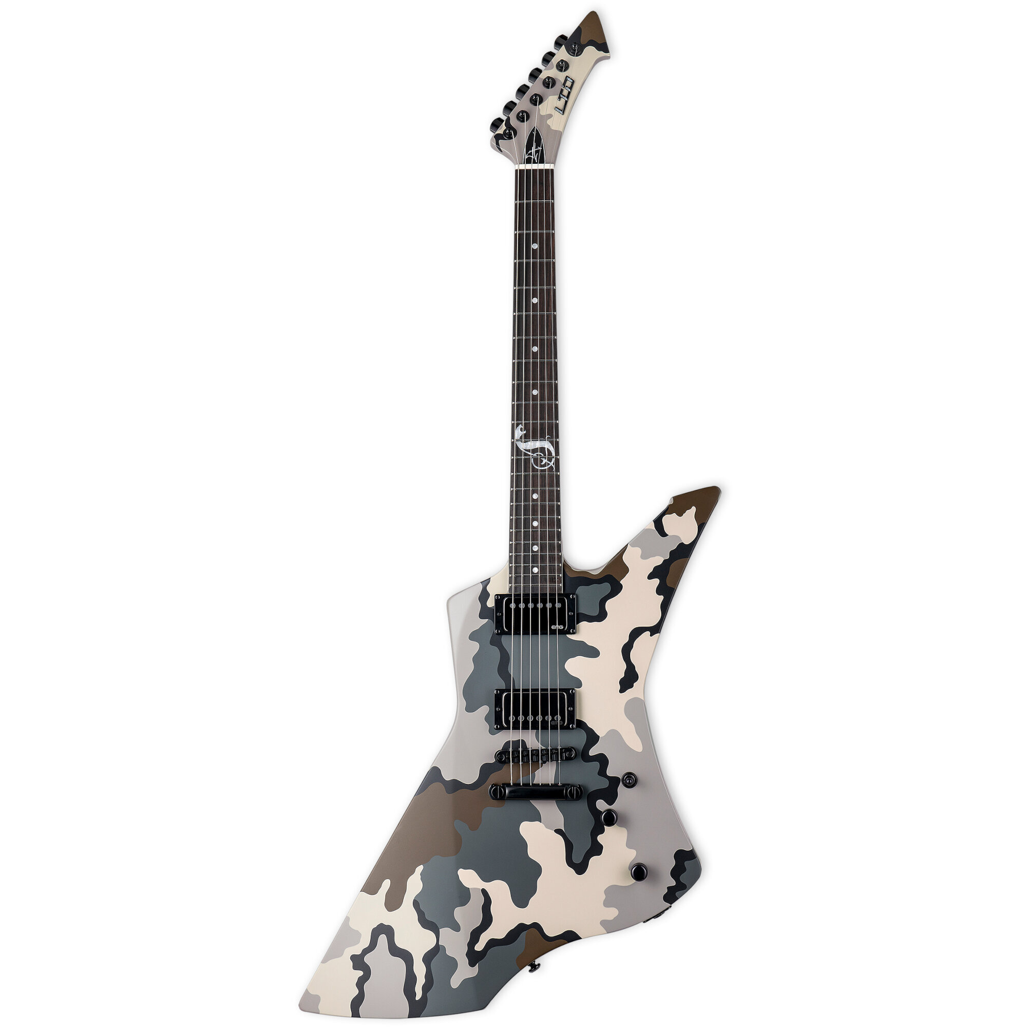 ESP LTD. James Hetfield Signature Series Snakebyte KUIU Camo Satin