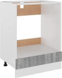 vidaXL Ovenkast Lyon 60x46x81,5 cm Grijs Sonoma Eikenkleurig
