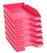 Exacompta - Set van 6 COMBO MIDI brievenbakjes - Framboos glanzend