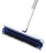 Merkloos Nettoyeur de sols 2-en-1 avec système d'arrosage intégré - Brosse pour sols - Brosse abrasive - Conception ergonomique - Tige réglable en 5 parties, jusqu'à 1,8 m - Idéal pour les carrelages et les grandes surfaces