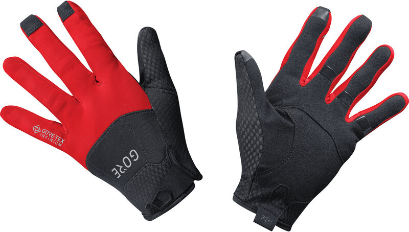Gore Wear C5 Gore-Tex Infinium Gloves, black/red