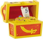 Bullyland Walt Disney Spaarpot Jake en de Nooitgedacht piraten (schatkist)