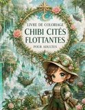 Livre de Coloriage Chibi Cités Flottantes pour Adultes