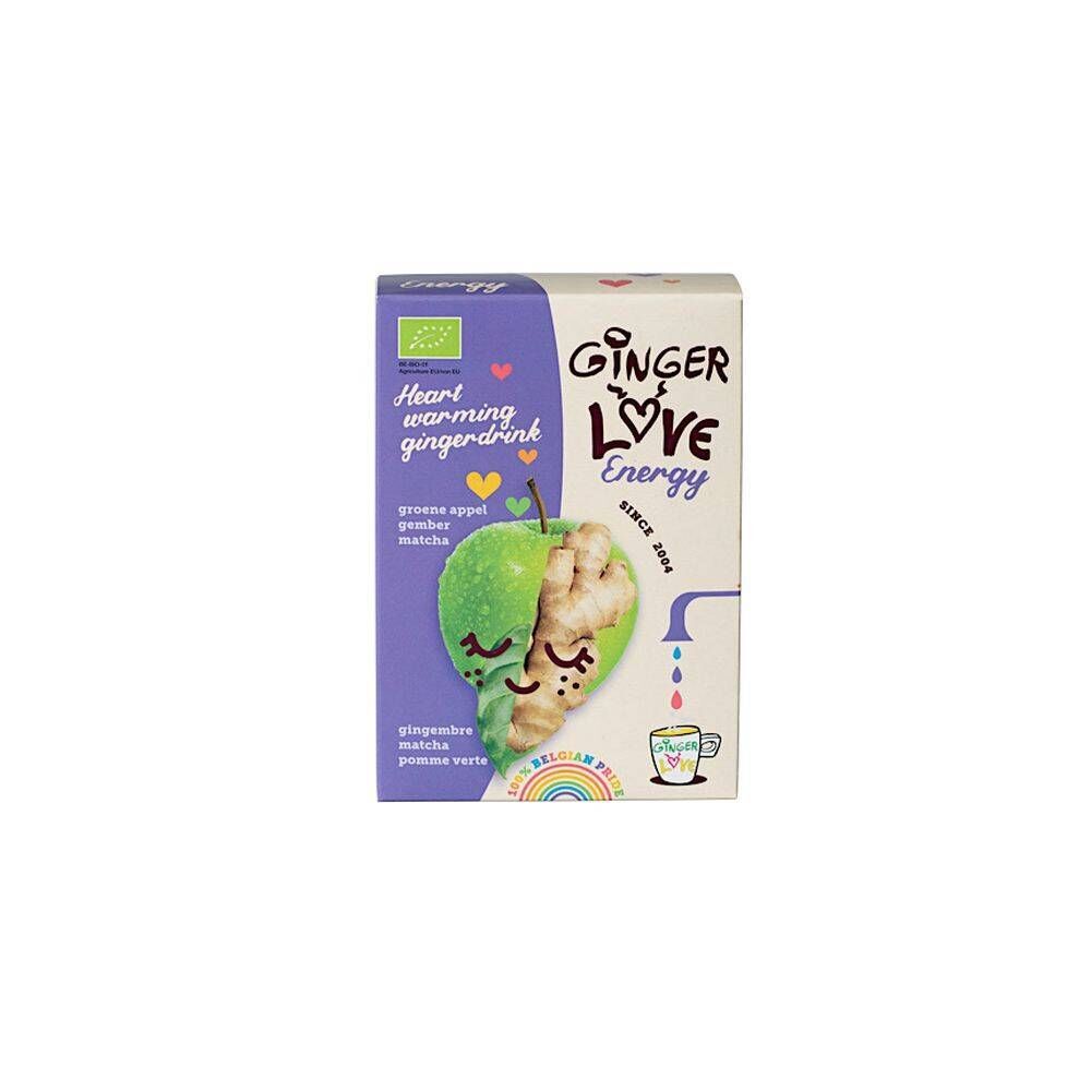 Array GingerLove Energy Groene Appel - Gember - Matcha 3x14 g