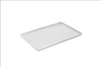 thermohauser Serveerdienblad van melamine wit, 42,0 x 28,0 cm