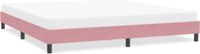 Maison Exclusive - Cadre de lit sans matelas, rose, 200x210 cm, velours