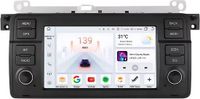 BMW Autoradio met Bluetooth et CarPlay pour E46 M3 318/320/325/330/335 et Rover 75 – compatible avec Apple et Android – système audio avec système de navigation – 8 Go/128 Go capacité de stockage