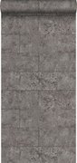 Origin Wallcoverings behang kalkstenen blokken taupe - 347582 - 53 cm x 10,05 m