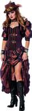 Wilbers Steampunk Steampunk outfit dames luxe - Maat 38