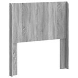 vidaXL - Hoofdbord - Grijs Sonoma - Bewerkt Hout