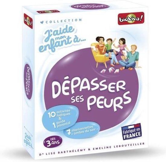 Bioviva J'Aide mon Enfant à .... Dépasser ses Peurs Educatief spel