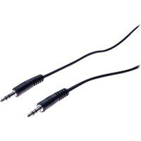 Audiokabel - ministekker male naar ministekker male - 2 m - zwart