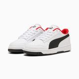 PUMA REB-L JR 39899308 Lage Sneakers Unisex Volwassenen Wit / Zwart / For All Time Rood Synthetisch Rubber Veters 38.5