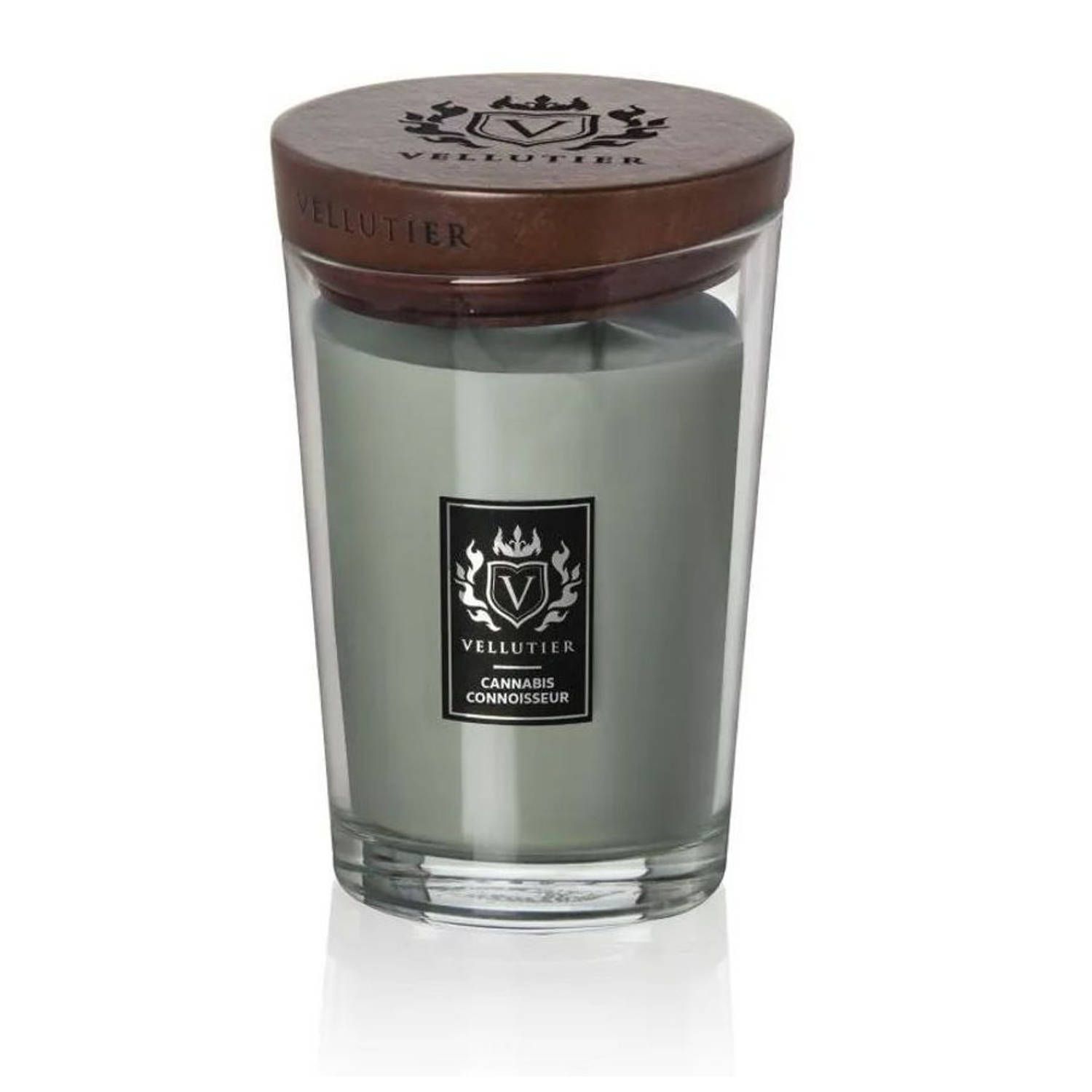Woodwick Vellutier Geurkaars | Cannabis Connaisseur Candle | Large - Groen