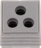 Afdichtelement, CONTA-CLIP KDS-DE 3X5-6 GR Afdichtingselement Thermoplastisch elastomeer Grijs 10 stuk(s)
