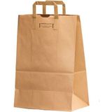 Matfer Sac de transport en papier kraft avec poignée - Lot de 250