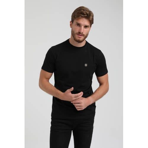 GABBIANO Regular Fit T-shirt with Logo - Black