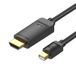 Vention HAHBH adaptateur vidéo 2 m Mini DisplayPort HDMI noir